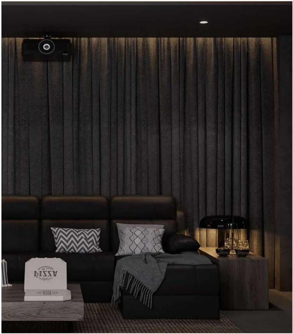 Private cinema lounge